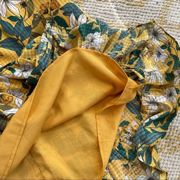 Who what wear yellow floral dress - Picture 6 of 11